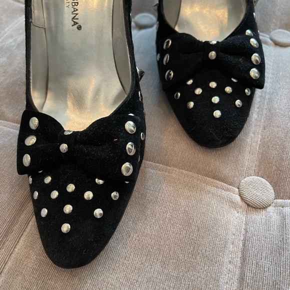 Vintage Dolce & Gabbana suede heels - Picture 4 of 7